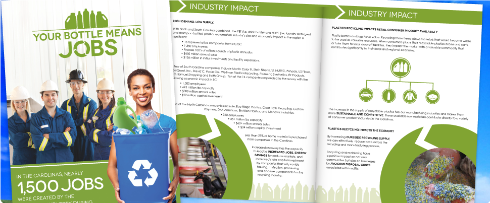 Your Bottle Means Jobs - Branding, Collateral, and Web Design